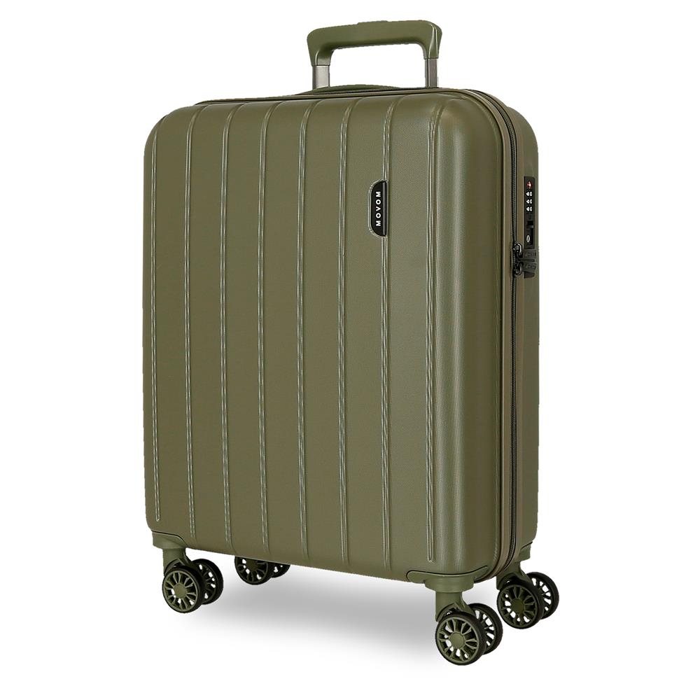 Maleta de cabina Movom Wood caqui 55 cm
