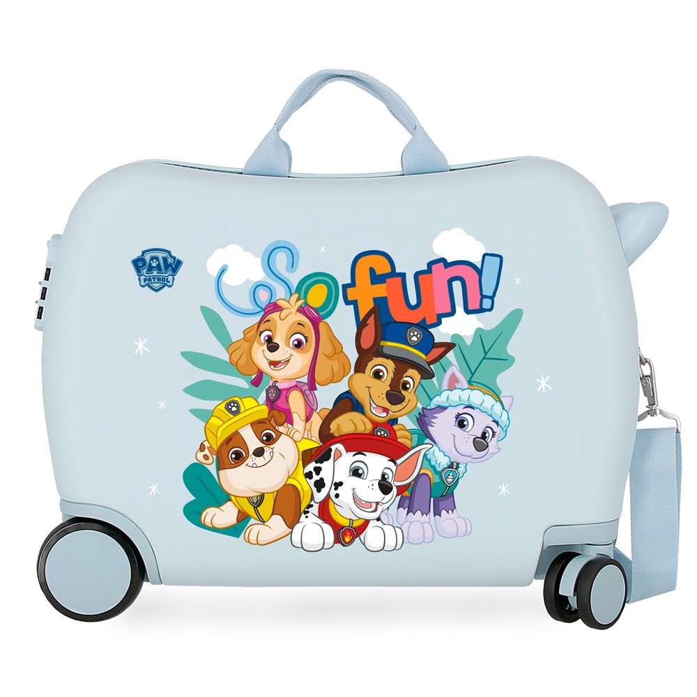 Maleta correpasillos Patrulla Canina So Fun azul 50 cm