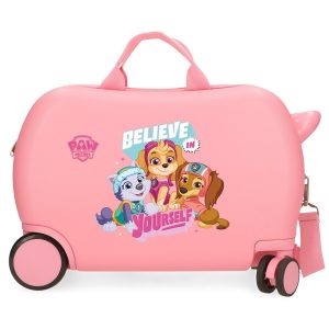 Maleta correpasillos Believe in Yourself rosa 45 cm