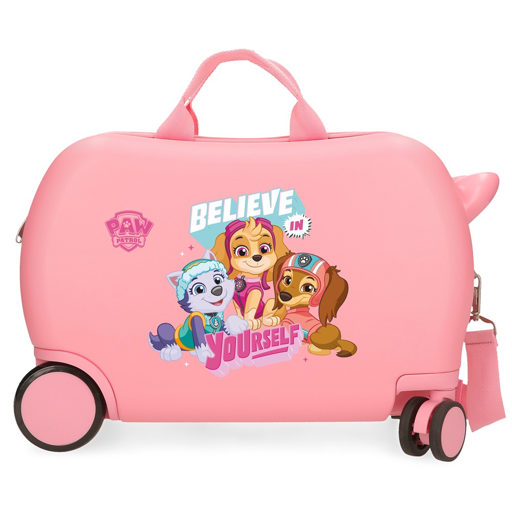 Maleta correpasillos Believe in Yourself rosa 45 cm