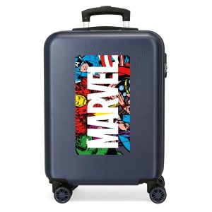 Maleta de cabina Marvel, azul marino, 55 cm