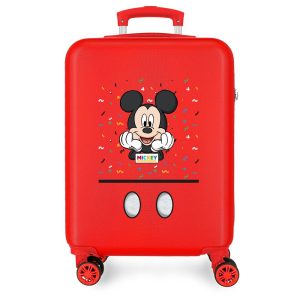 Maleta de cabina Mickey It’s a Mickey Thing, Roja, 55 cm, 4 ruedas