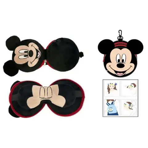 Cojín de viaje antifaz Mickey