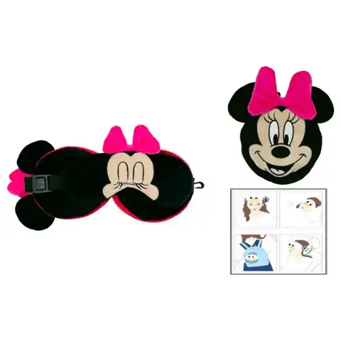 Cojín viaje antifaz Minnie Disney